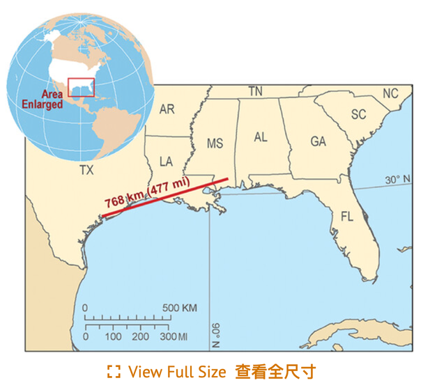 中国最远的两个地方有多远，中国最远的两个地方有多远哦（绵延768公里穿越美国两个州）