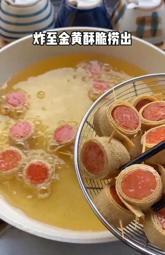 火腿卷的做法 火腿卷怎么做，火腿卷的做法（超火的火腿豆皮卷做法原来这么简单）