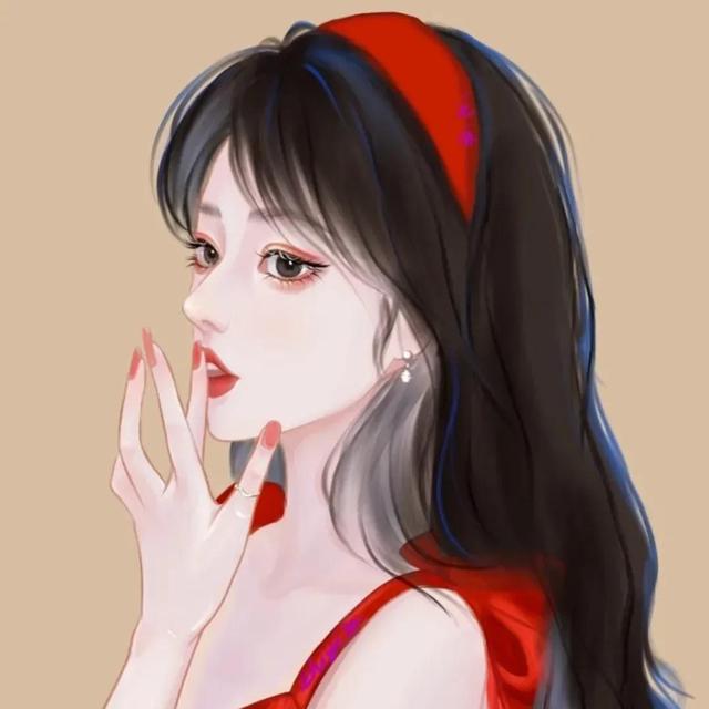 超适合跨年用的红色系头像微信，超适合跨年用的红色系头像（跨年红色系女生头像，白泽）