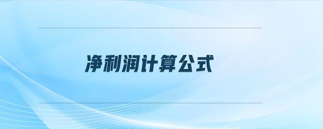 扣非净利润是什么意思，扣非净利润是什么意思举例说明（财务分析之净利率）