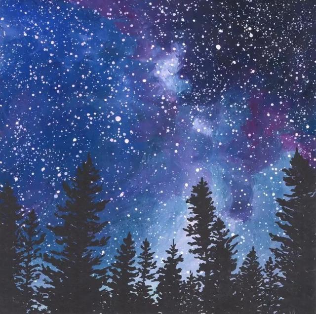 水粉风景写生步骤图，水粉风景画初学者（Akouri）