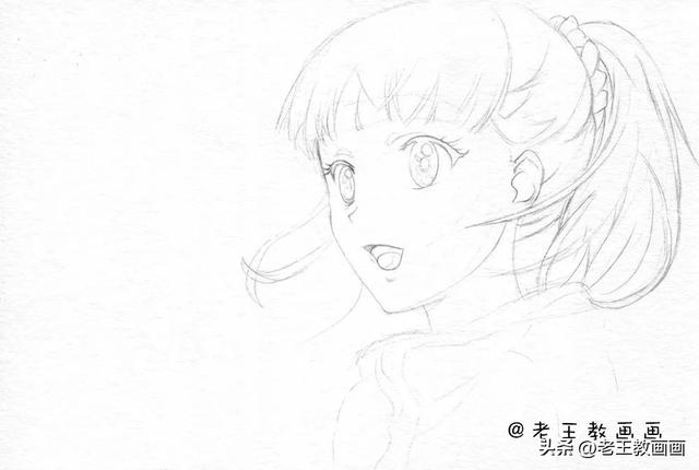 画漫画人物女生，动漫人物怎么画详细教程女生（教你画一个可爱的小女孩）