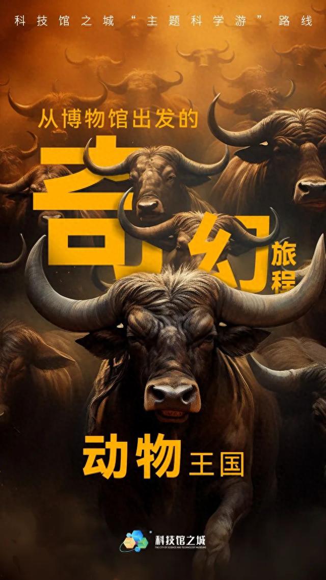 科技馆之城“主题科学游” | 动物王国：从博物馆出发的奇幻旅程