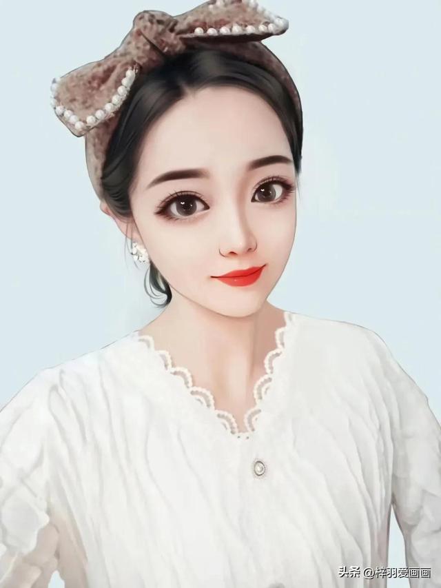 如何画出一幅小清新女生图画。，如何画出一幅小清新女生图画视频（精致清新女生手绘头像）