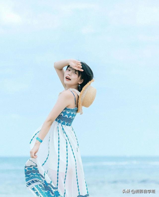 去海边如何拍照好看，去海边如何拍照好看一点（夏天海边拍照片）