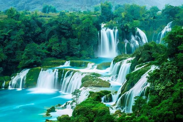 中国最美瀑布图片大全图片