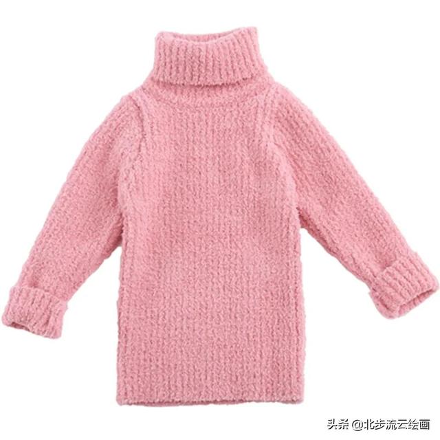 简笔画纸张的画法，简笔画 纸张（儿童简笔画教程：毛衣）