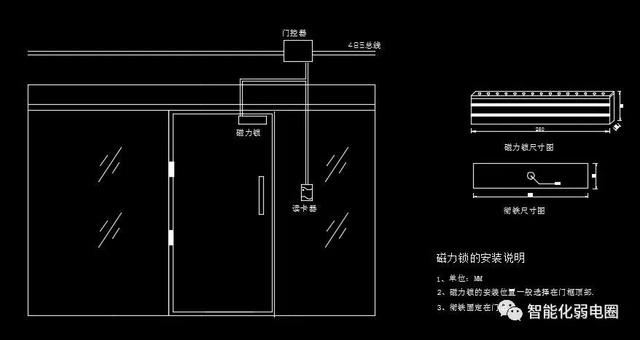 双门磁力锁图片，可以作为弱电系统智能化设计的素材（双门磁力锁图片大全集）