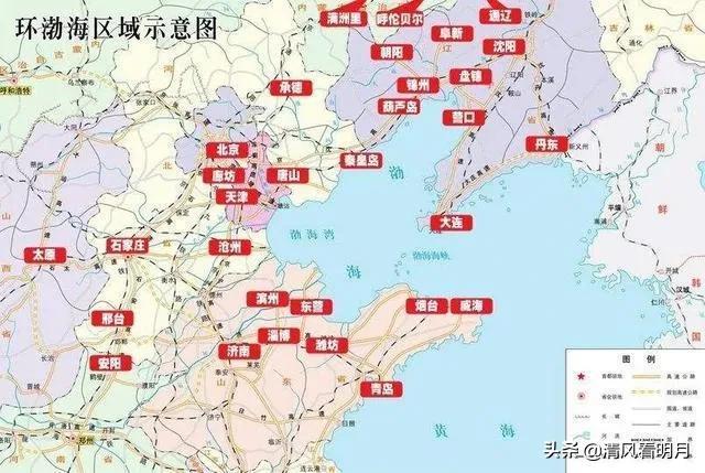 渤海为什么属于内海，渤海海峡宽达57海里