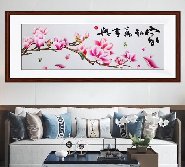 客厅挂什么字画最合适，5种主题风格共10幅