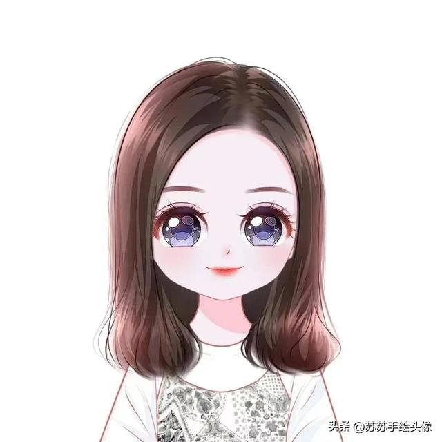 换个头像吧，超萌超可爱的女生卡通头像，八月你好