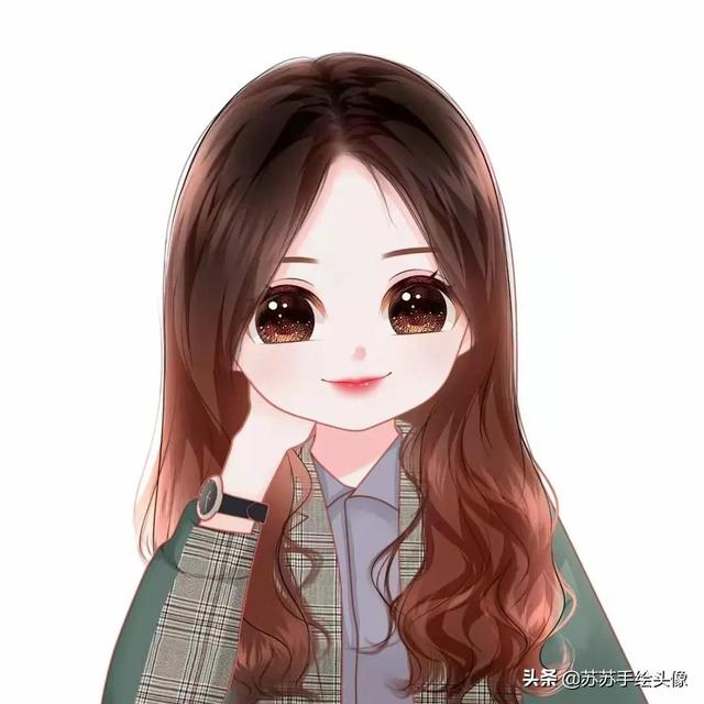 女生微信头像卡通，卡通微信女生头像（卡通可爱的女生头像）