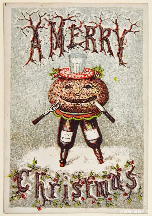 明信片圣诞节祝福语，圣诞节送明信片（黑色幽默属于维多利亚时代）