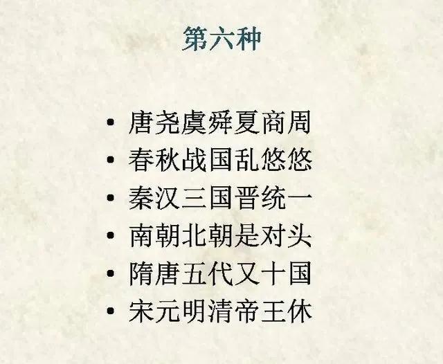 中国朝代口诀记忆法，关于中国朝代记忆口诀（中国历史各个朝代记忆口诀六种方法）