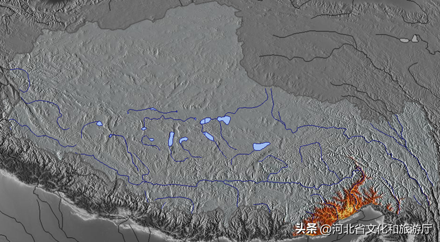 东北地图高清版大图，东三省地图（中国34省区市三维地形图来了）