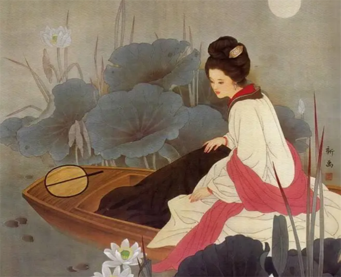 雨后羞涩美女(雨后李清照向丈夫撒娇示爱) - 赤虎壹号