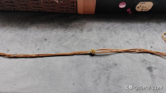 双钱结编法图解，金刚结双钱结手链手工编织图解方法（中国结基础结——）