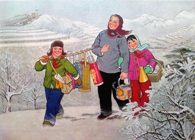 建国七十周年画，建国70周年（20张70年代怀旧挂画欣赏）