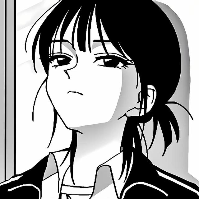 黑白动漫头像微信，黑白动漫头像（图片，黑白动漫头像）