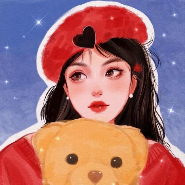 超适合跨年用的红色系头像微信，超适合跨年用的红色系头像（跨年红色系女生头像，白泽）