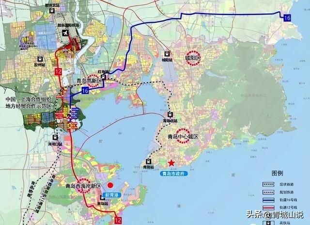 青岛地铁线路图，青岛地铁线路图完整版（青岛地铁12号线被列入2023年准备项目）
