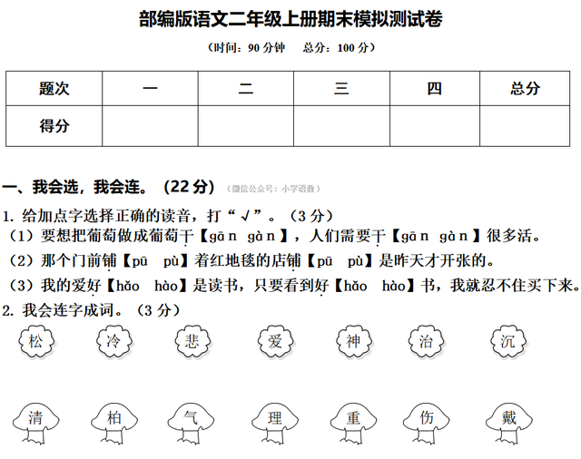 自我评估报告，倾听师自我评估报告（1-2年级语文期末自我评估测试）