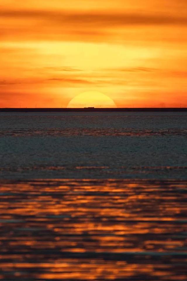 落日余晖图片，落日余晖（壁纸：黄昏夕阳）