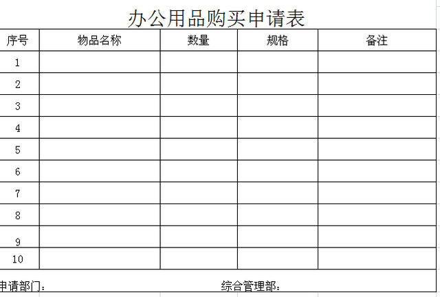 办公用品申请表，办公用品申购理由（超实用的公司办公用品及办公设备管理制度）