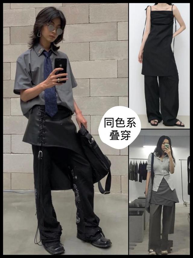 裙裤怎么搭配上衣，裙裤适合搭配什么上衣好看（时髦精都爱的“裙裤叠穿”）
