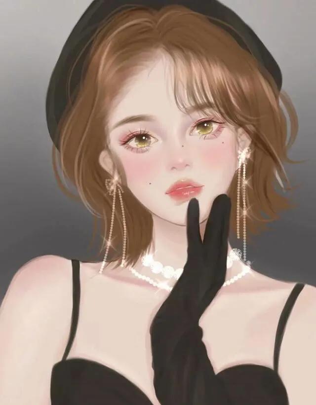 女生头像动漫高冷御姐，动漫女头/高冷/御姐微信（高冷气质头像/御姐头像/动漫手绘头像）