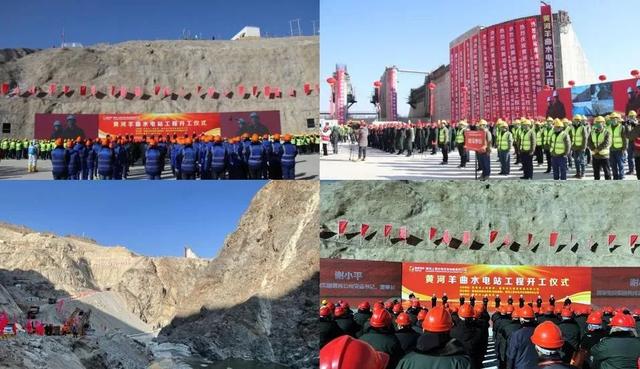 黄河水电站分布图，黄河上游建设水电站（黄河又一座水电站开工）