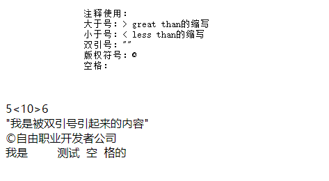 html特殊字符空格的代码_html文本开头空两格