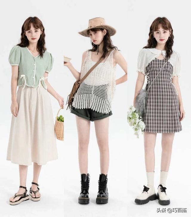 夏天怎么穿搭衣服好看女学生,夏天女生该怎样穿搭衣服(这30套清爽搭配