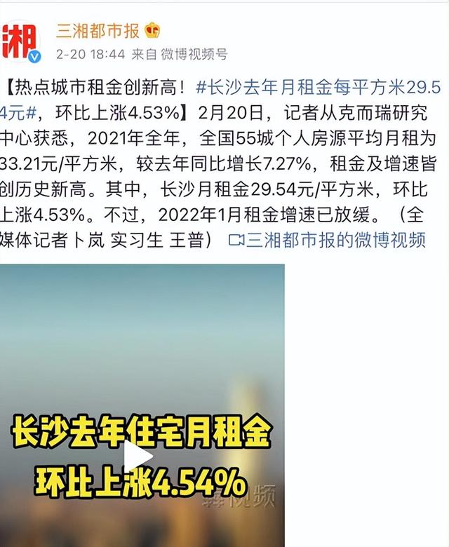各大城市租金回报率，写字楼租金跌
