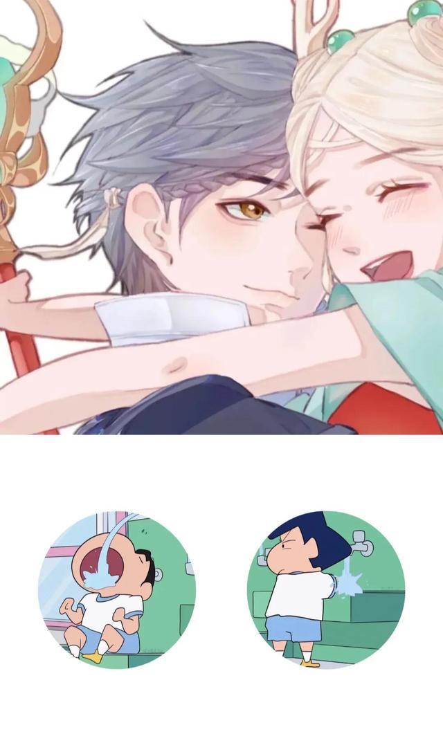 情头动漫情侣头像，情头/情侣头像/动漫情头微信（你一定会喜欢的动漫情侣情头）