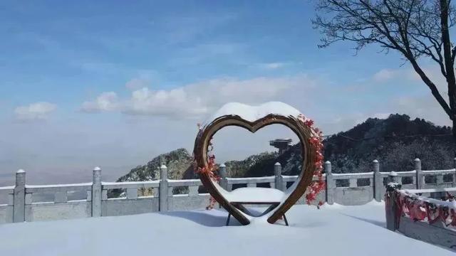 陕西省渭南市少华山景点，用美景温暖整个寒冬