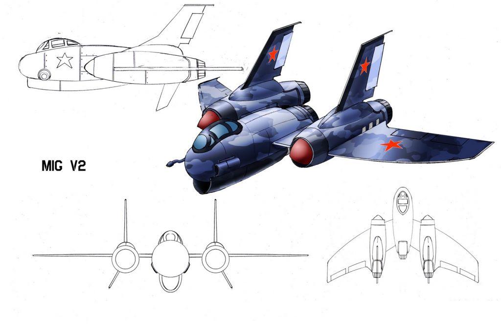 红警3里苏联的米格战斗机