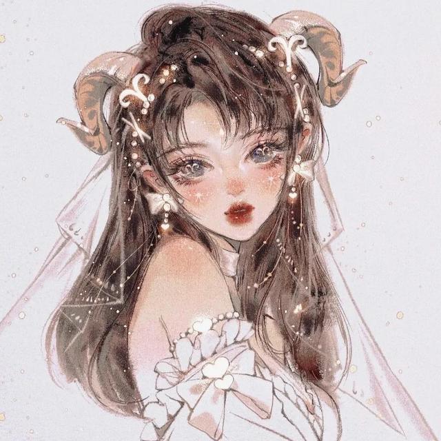 多热烈的白羊，微信头像，多热烈的白羊（十二星座手绘头像）