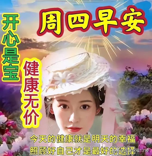 好朋友周四早晨祝福短信，周四的祝福短信（漂亮周四早上好祝福图片）