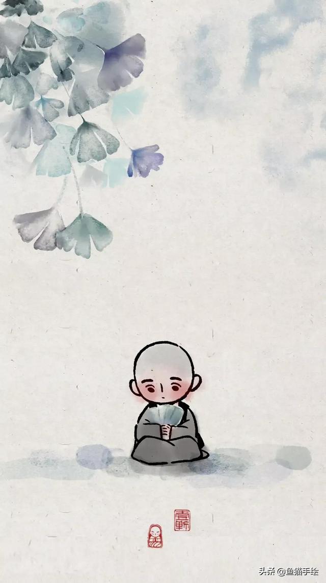 真人呆萌小和尚头像，可爱小和尚图片萌萌哒 头像（漫画里小和尚看着也太萌了）