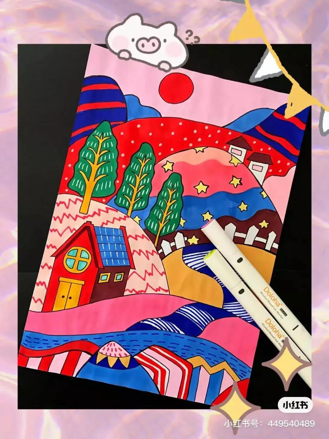 二次元人物简笔画(画动漫人物全身教程)