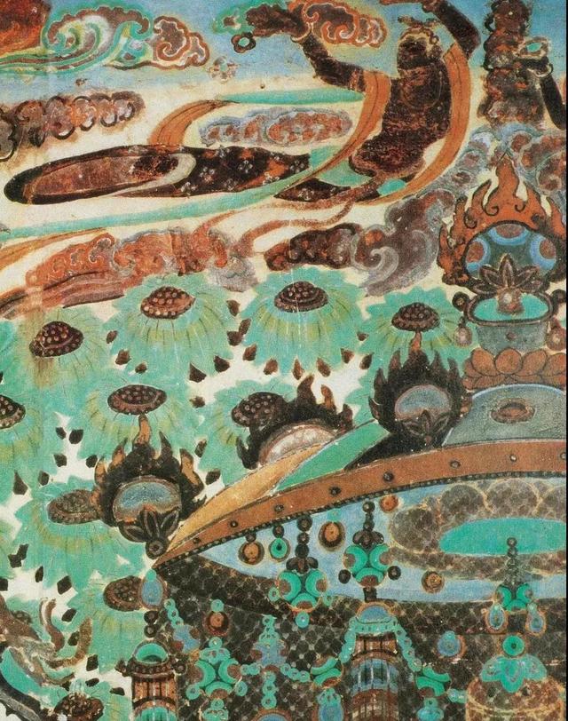 敦煌壁画图片大全，敦煌飞天壁画高清图（敦煌壁画对于中国画坛的影响）