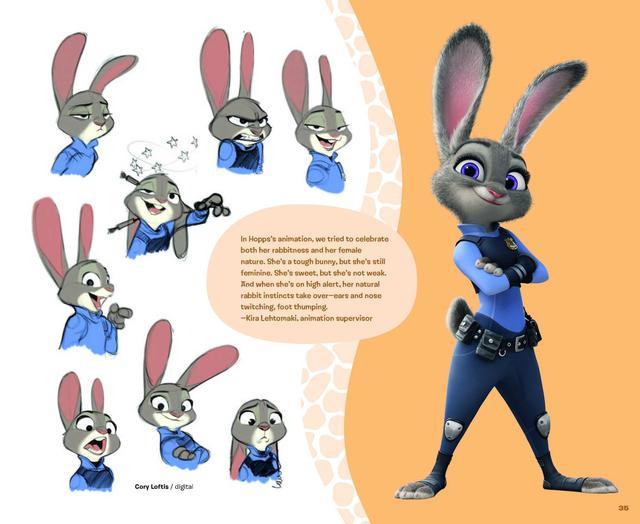 沙漠棉尾兔是怎样的，棉尾兔的特点（《疯狂动物城》幕后设定展示）