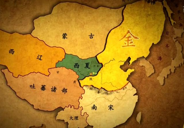 金朝和西夏的关系，金朝与西夏的天会议和