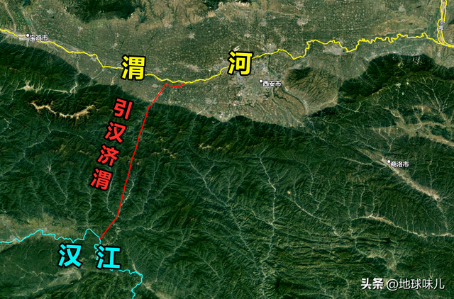 中国水系地图高清全图，中国水系分布图高清版（长江上的八大调水工程）