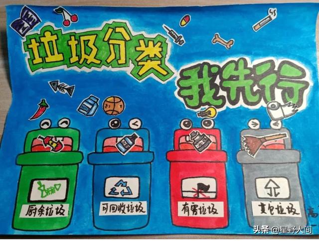 环保手抄报图片大全，环保手抄报大全（2022垃圾分类手抄报+环保儿童画）