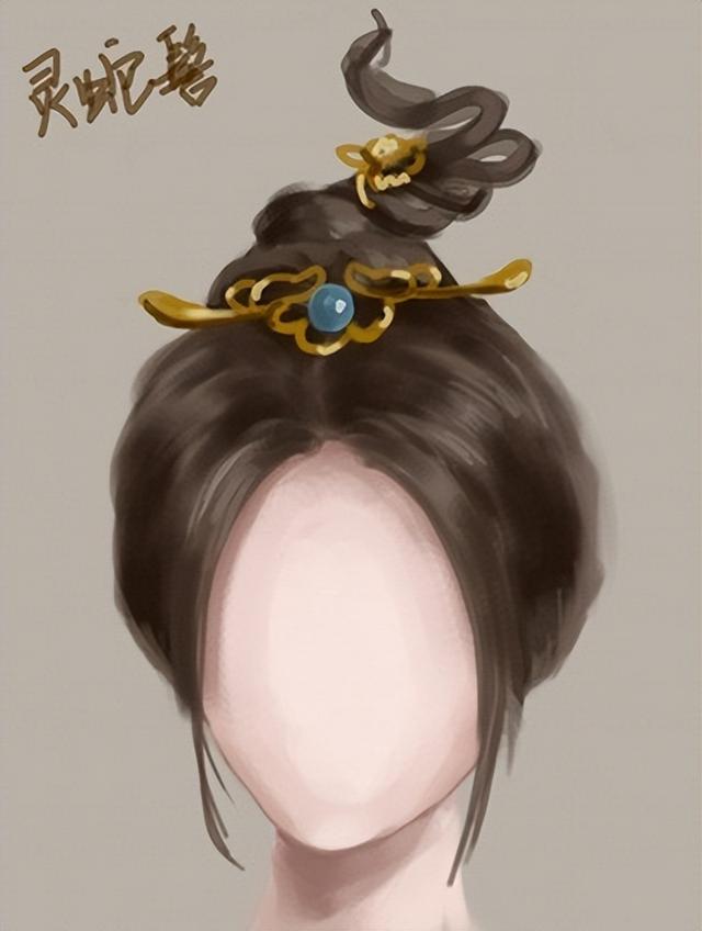 古代发型随意又好看，小说词汇积累第4天——古装女子发型