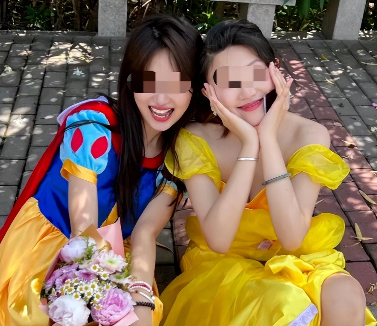 在学校成为气质女神（高校女生拍毕业照为抢风头）