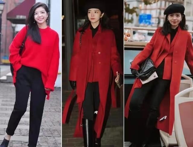 红色衣服搭配，红色衣服搭配什么颜色鞋子（5种适合红色的色彩搭配方式）