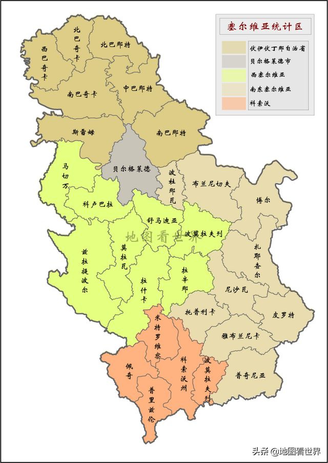 serbia是什么国家，serbia是什么意思（斯拉夫国家地图——13个斯拉夫国家）